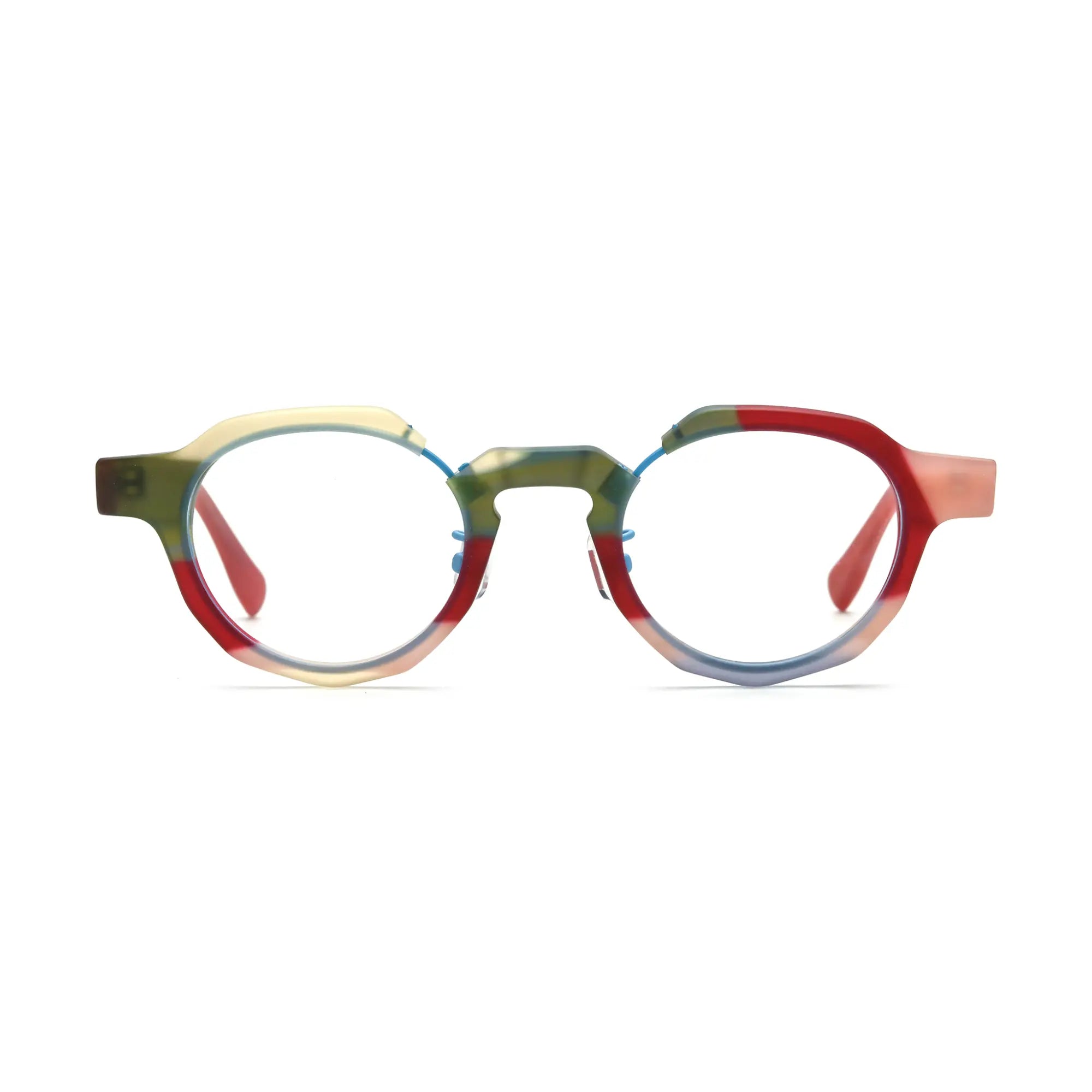 VoyueLens™ Rose Blush Eyeglasses – Front View – SKU VL19378-C2